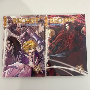 Recast Manga Vol 2 & 3 by Seung-Hui Kye – Tokyopop Fantasy – EUC